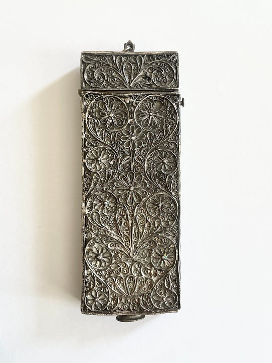 Batavian Silver filigree Etui