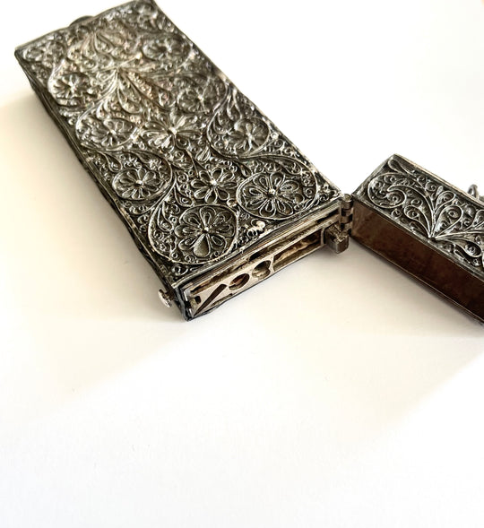 Batavian Silver filigree Etui