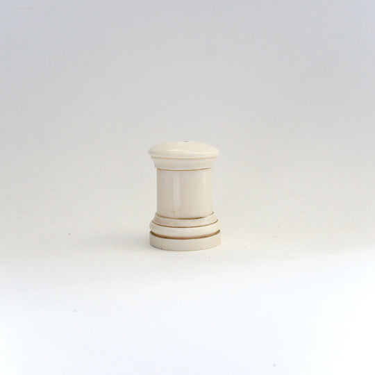 Cylindrical ivory box and Lid.