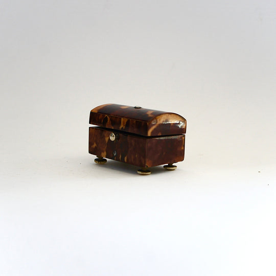 Small Tortoiseshell Domed Casket